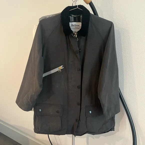 Barbour x Alexa Chung Edith Waxed Cotton Jacket - Picture 4 of 6